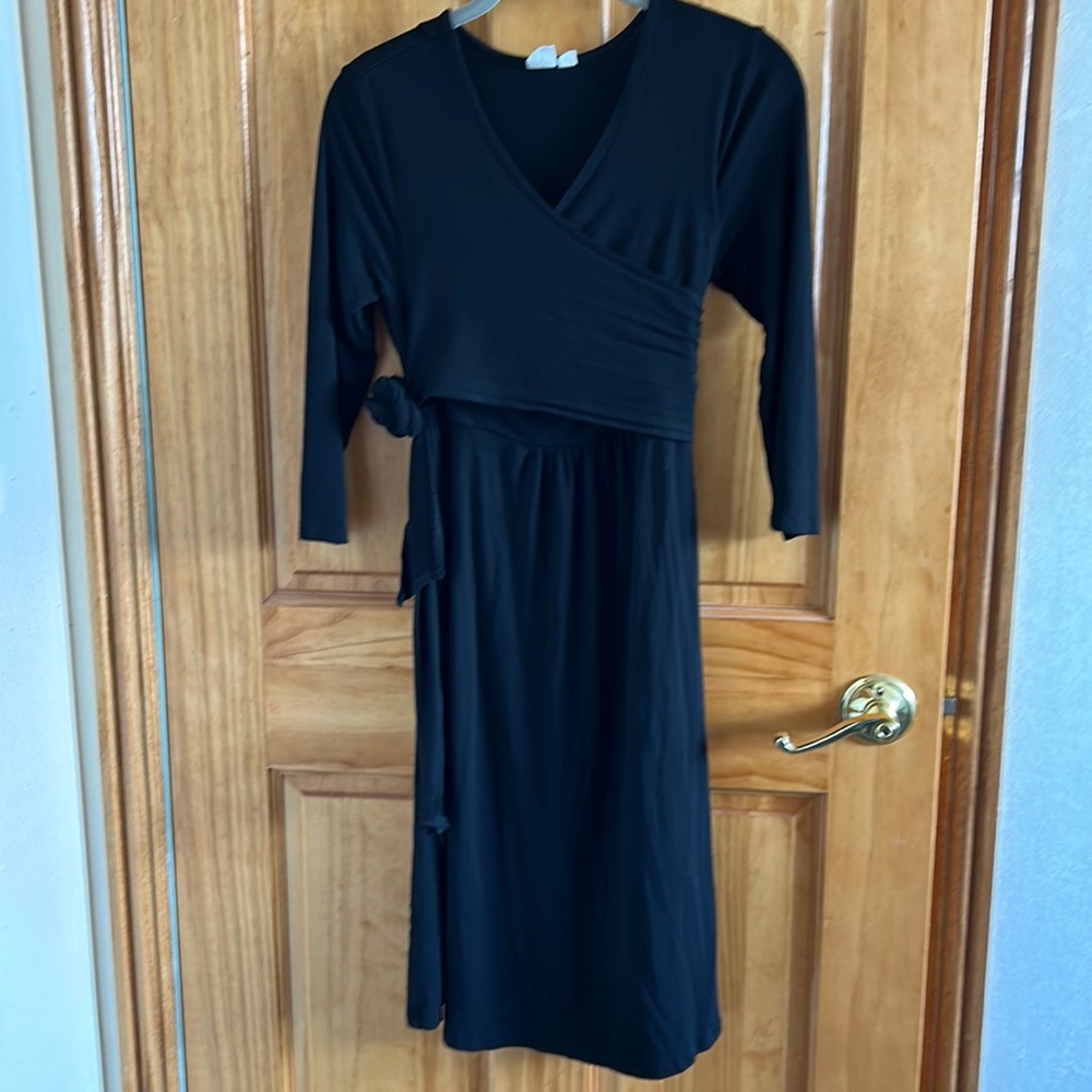Gap maternity/nursing wrap top midi dress
